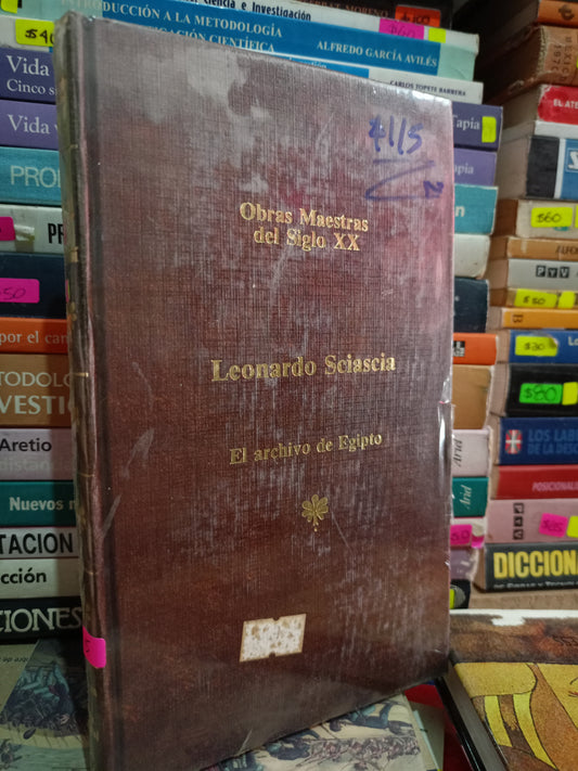 EL ARCHIVO DE EGIPTO POR LEONARDO SCIASCIA NUEVO NOVELA LITERARIO 305