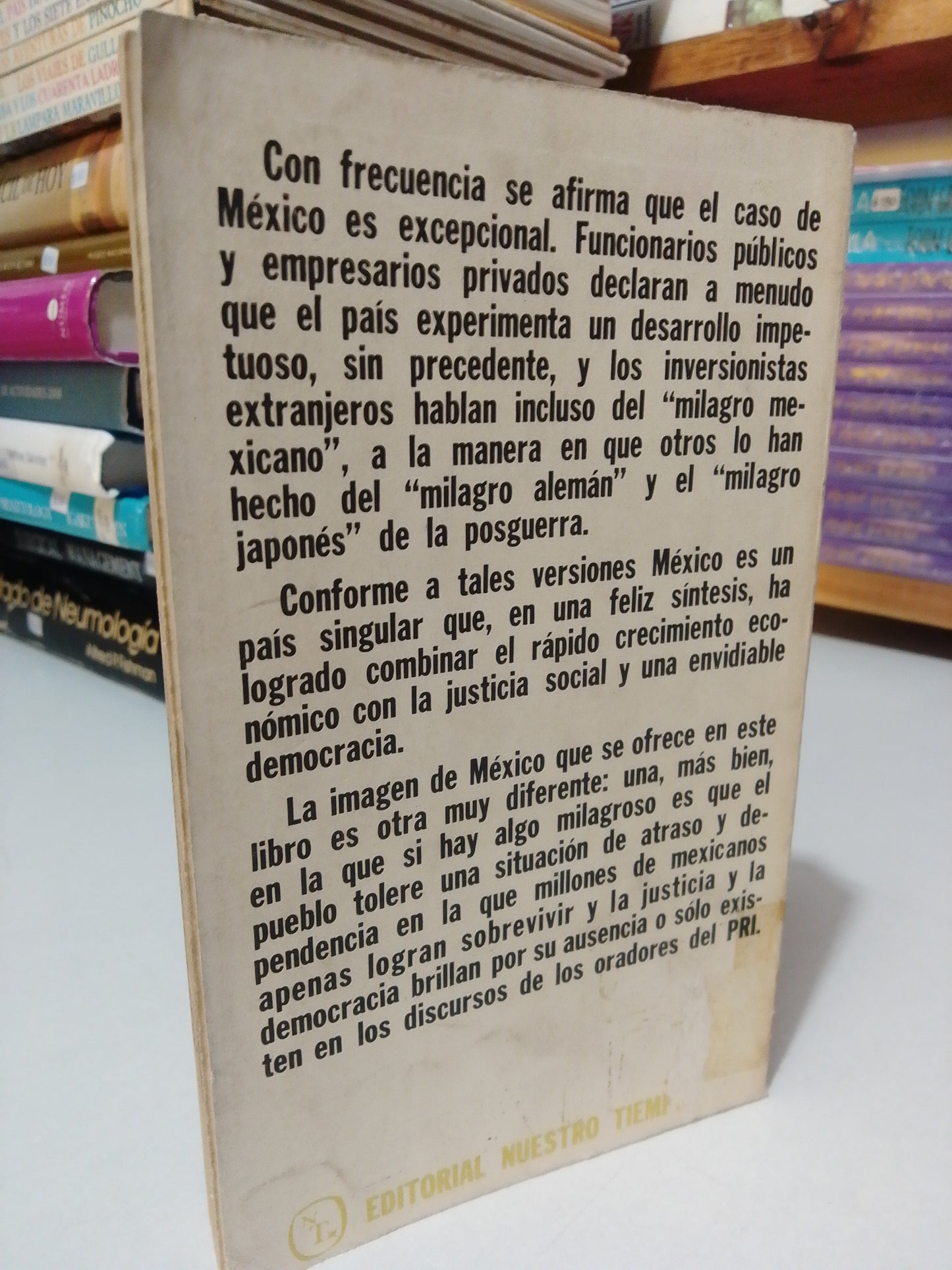 EL MILAGRO MEXICANO POR FERNANDO CARMONA GUILLERMO MONTAÑO USADO HISTORIA JUAREZ