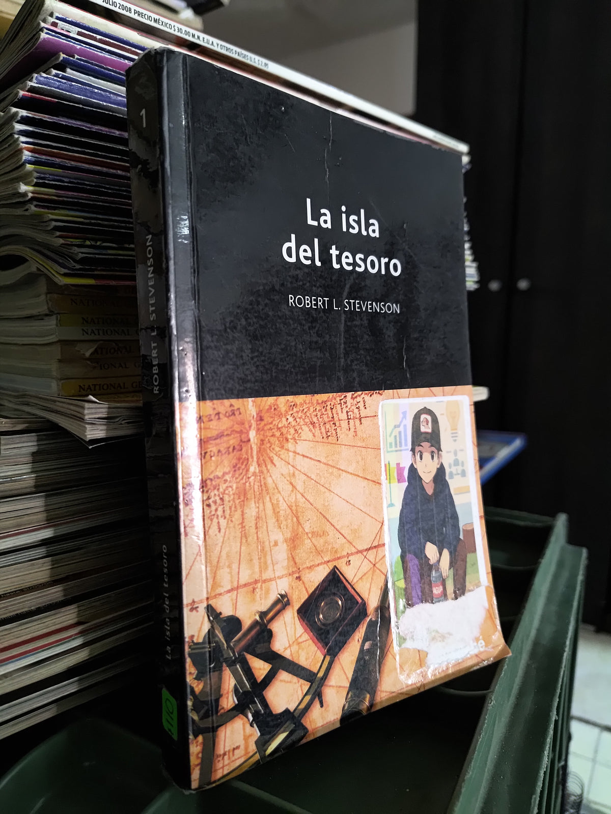 LA ISLA DEL TESORO POR ROBERT L. STEVENSON USADO NOVELAS JUAREZ 515