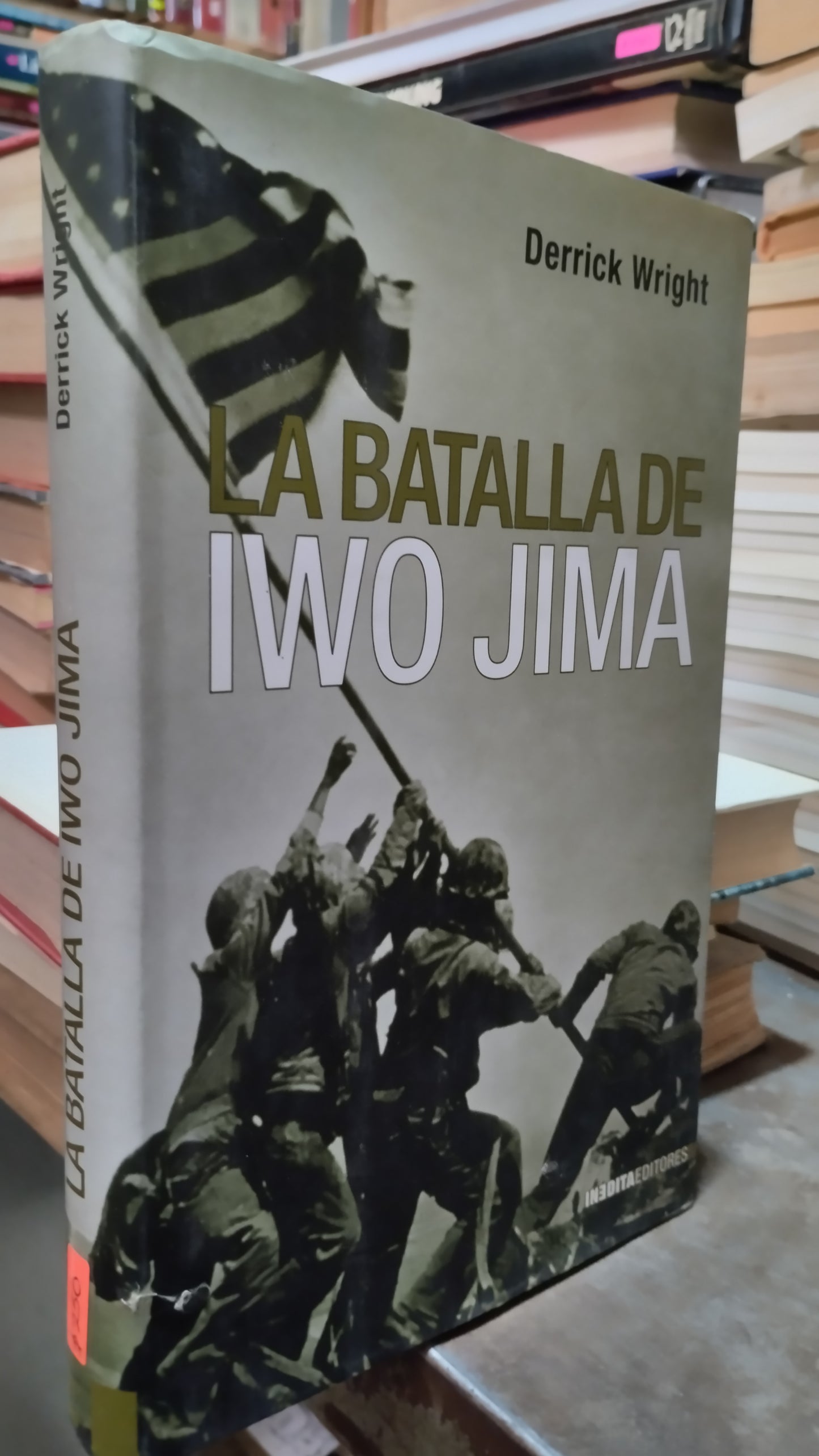 LA BATALLA DE IWO JIMA POR DERRICK WRIGHT LIBRO USADO HISTORIA ALDAMA