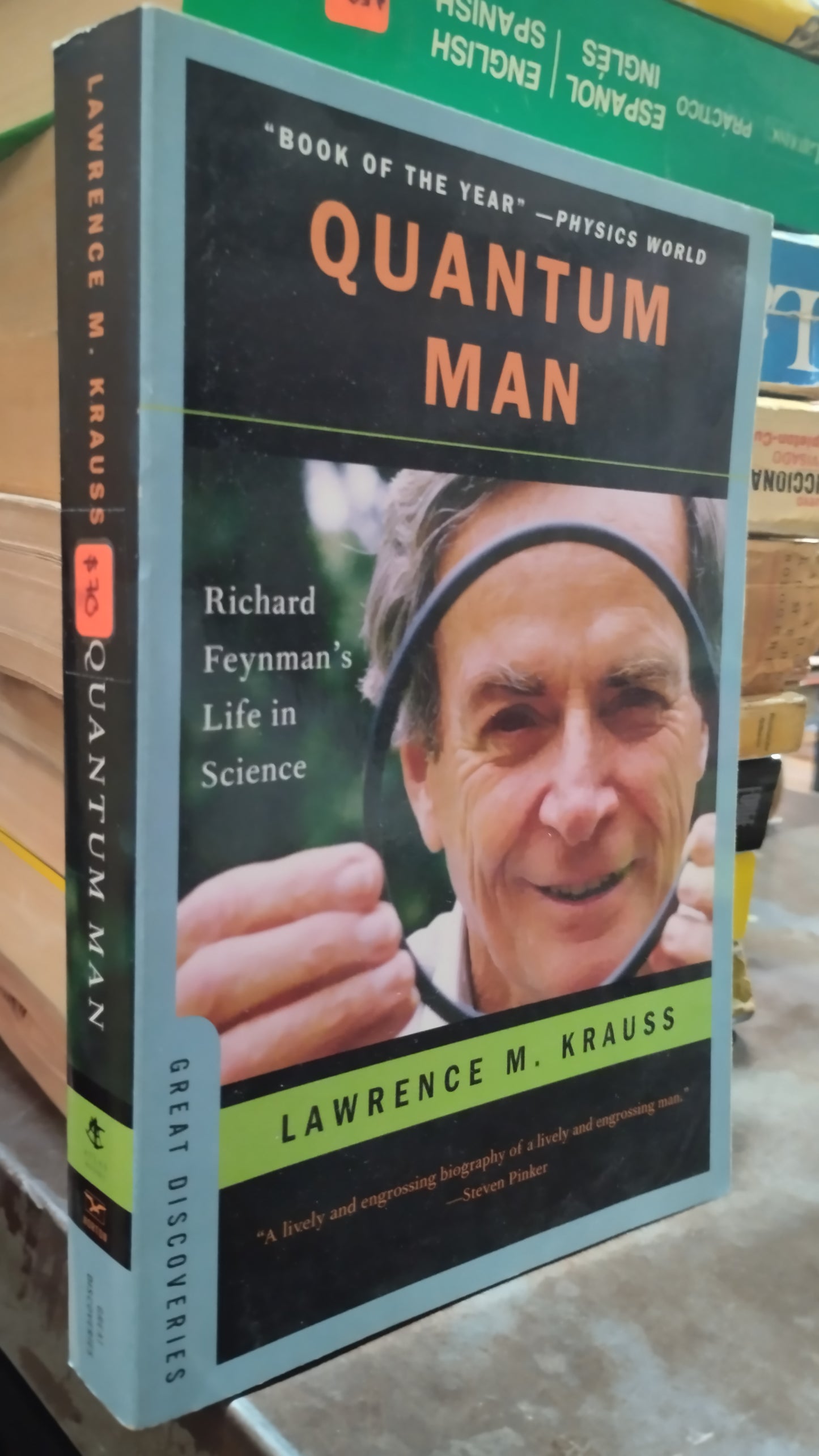 QUANTUM MAN POR LAWRENCE M KRAUSS LIBRO USADO IDIOMAS ALDAMA