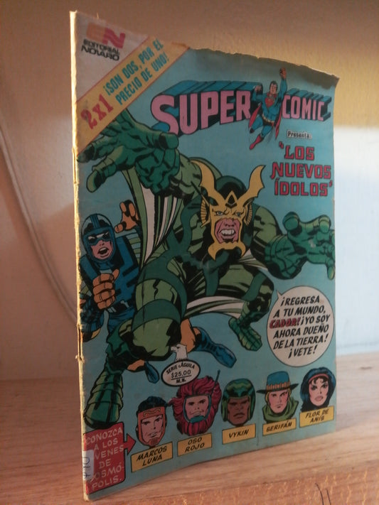 SUPERMAN COMIC LOS NUEVOS IDOLOS USADO NOVELA JUÁREZ