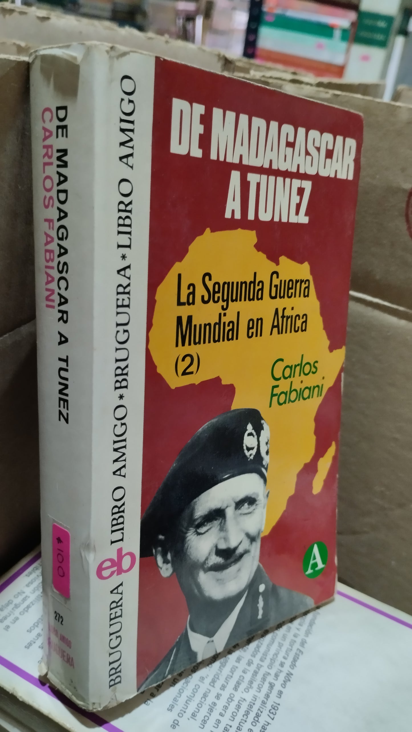 DE MADAGASCAR A TUNEZ POR CARLOS FABIANI LIBRO USADO HISTORIA ALDAMA