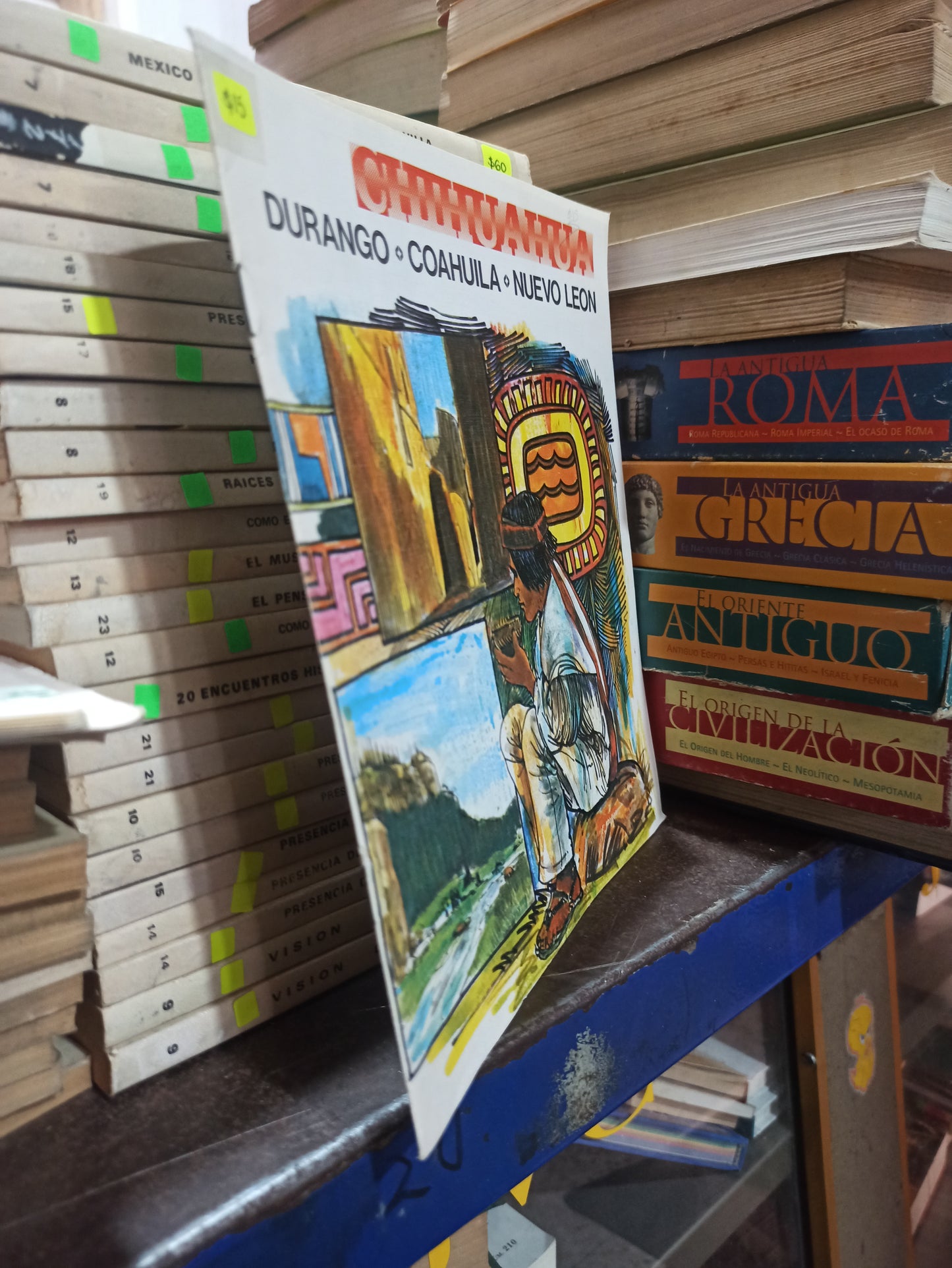CHIHUAHUA DURANGO COAHUILA NUEVO LEON POR CONSEJO NACIONAL DE TURISMO USADO HISTORIA ALDAMA