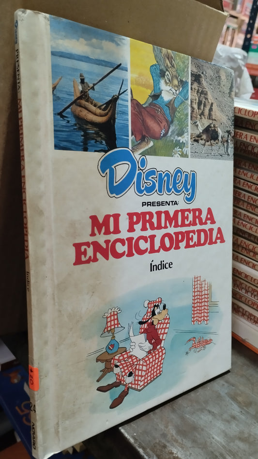 MI PRIMERA ENCICLOPEDIA INDICE LIBRO USADO INFANTIL ALDAMA