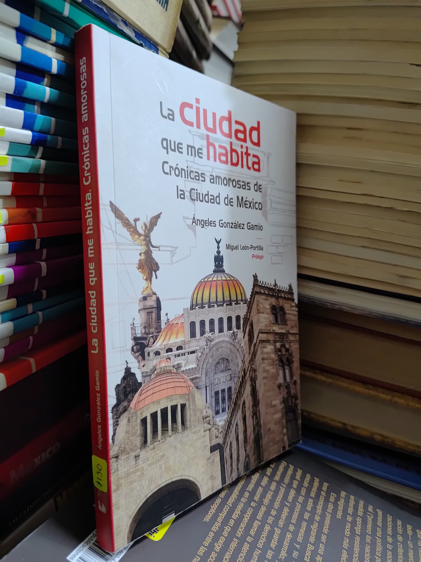 LA CIUDAD QUE ME HABITA CRONICAS AMOROSAS DE LA CIUDAD DE MEXICO POR ANGELES GONZALES GAMIO USADO HISTORIA JUAREZ 507
