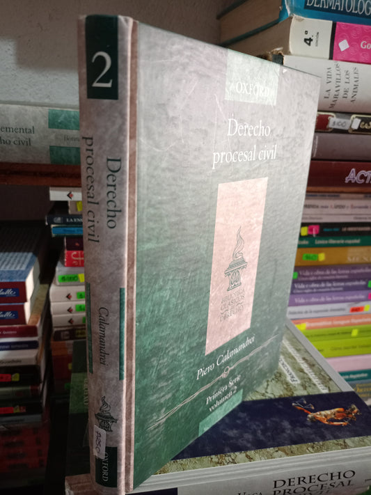 DERECHO PROCESAL CIVIL PRIMERA SERIE VOLUMEN 2 POR PIERO CALAMANDREI USADO DERECHO LITERARIO 305