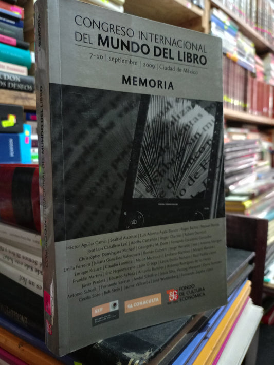CONGRESO INTERNACIONAL DEL MUNDO DEL LIBRO MEMORIA USADO NOVELA LITERARIO 305