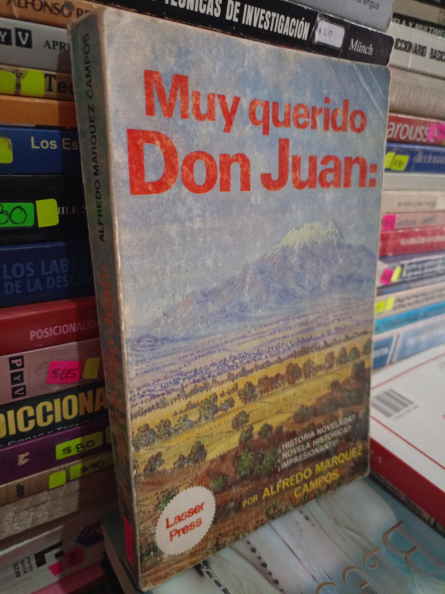 MUY QUERIDO DON JUAN POR ALFREDO MARQUEZ CAMPOS USADO NOVELA LITERARIO 305