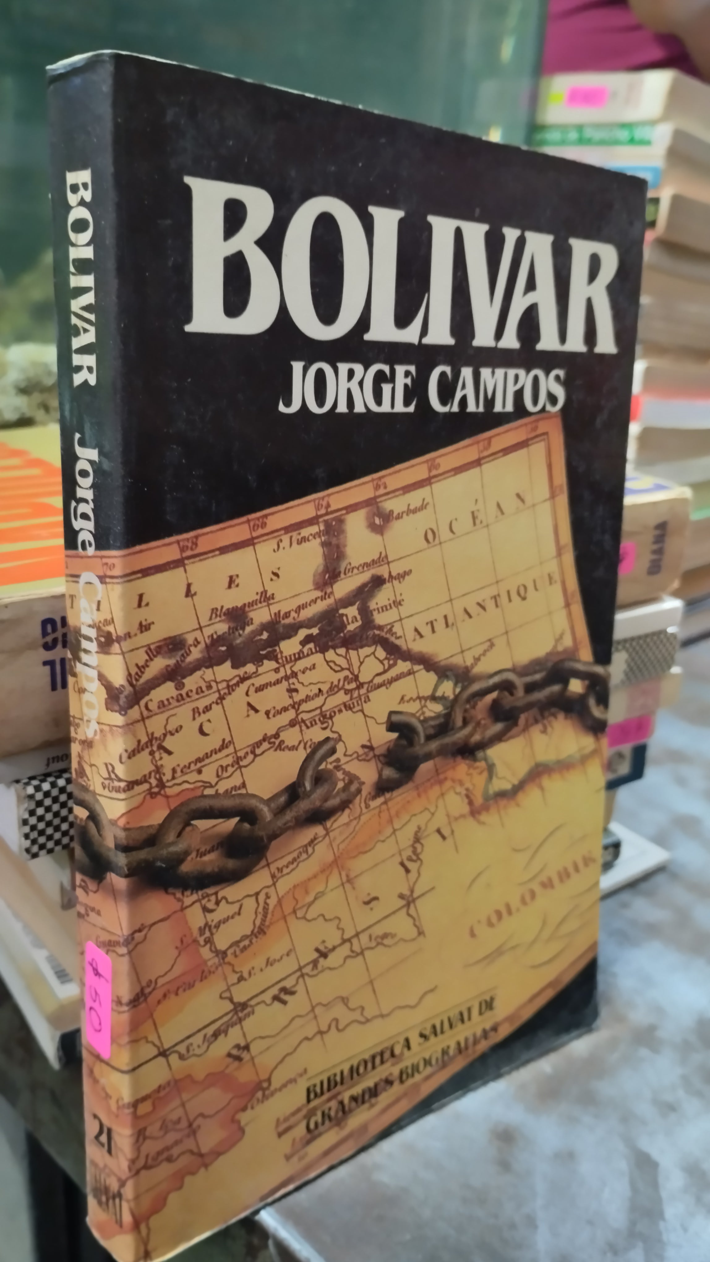 BOLIVAR POR JORGE CAMPOS LIBRO USADO HISTORIA ALDAMA – Bazar de libros Alex