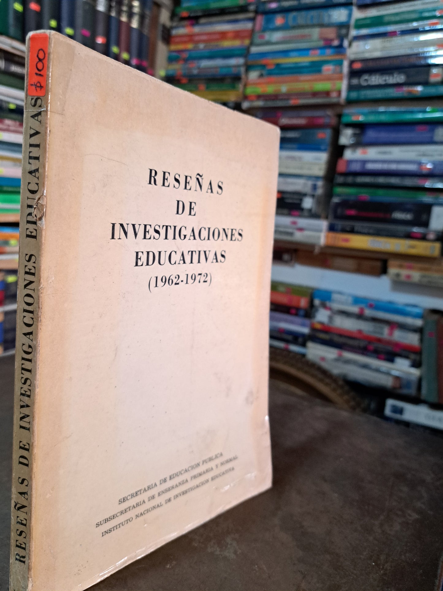 RESEÑAS DE INVESTIGACIONES EDUCATIVAS (1962-1972) SECRETARÍA DE EDUCACIÓN PÚBLICA, SUBSECRETARÍA DE ENSEÑANZA PRIMARIA Y NORMAL, INSTITUTO NACIONAL DE INVESTIGACIÓN EDUCATIVA USADO EDUCACIÓN ALDAMA