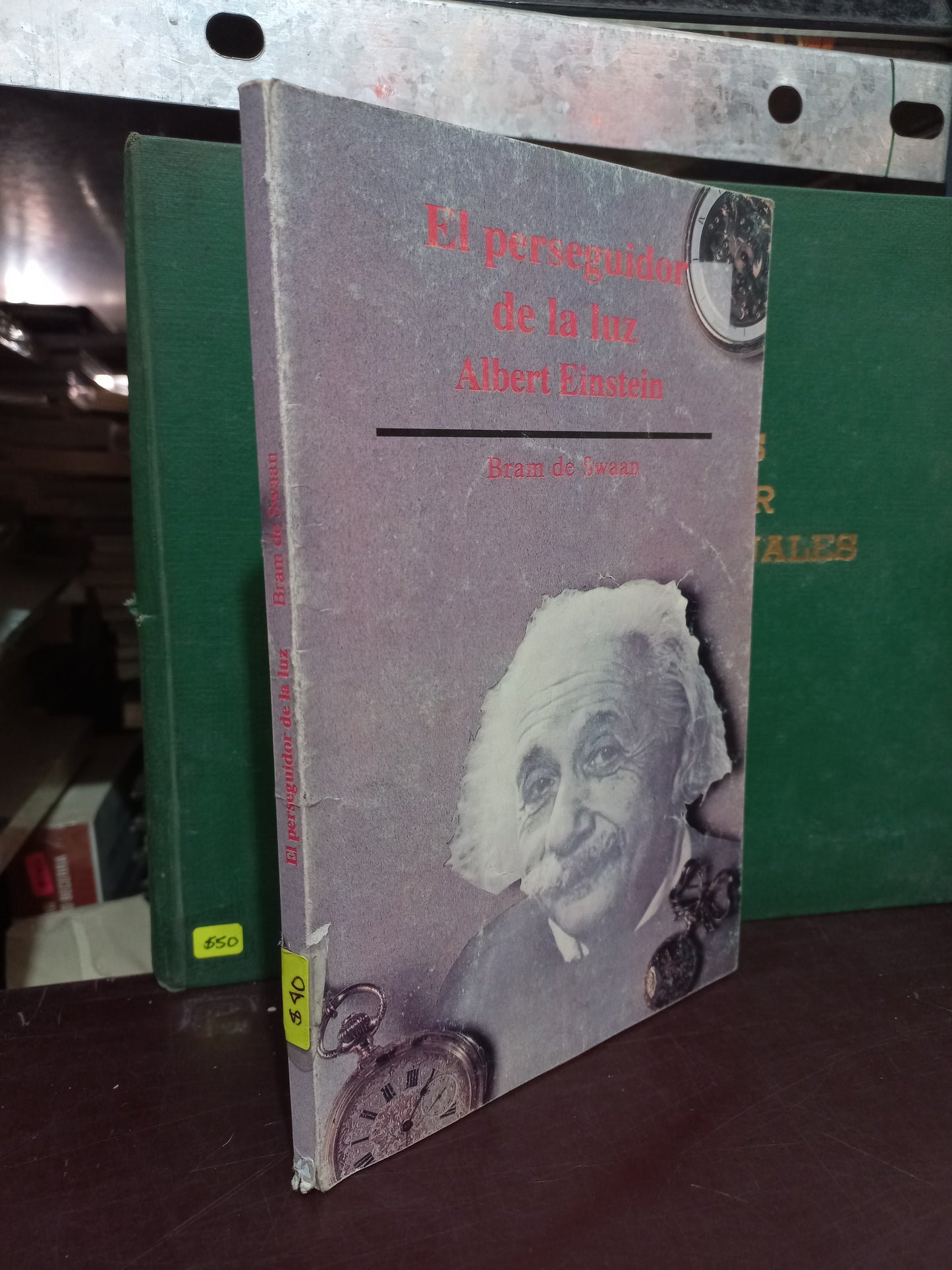 EL PERSEGUIDOR DE LA LUZ ALBERT EINSTEIN POR BRAM DE SWAAN USADO FÍSICA LITERARIO 305
