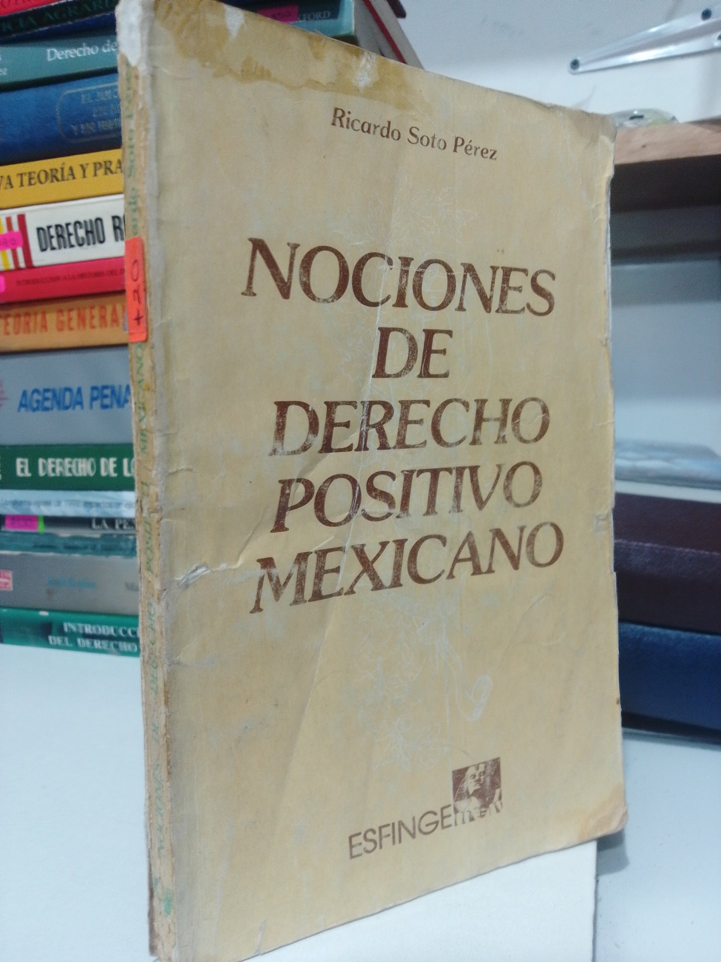 NOCIONES DE DERECHO POSITIVO MEXICANO POR RICARDO SOTO PEREZ USADO DERECHO JUAREZ