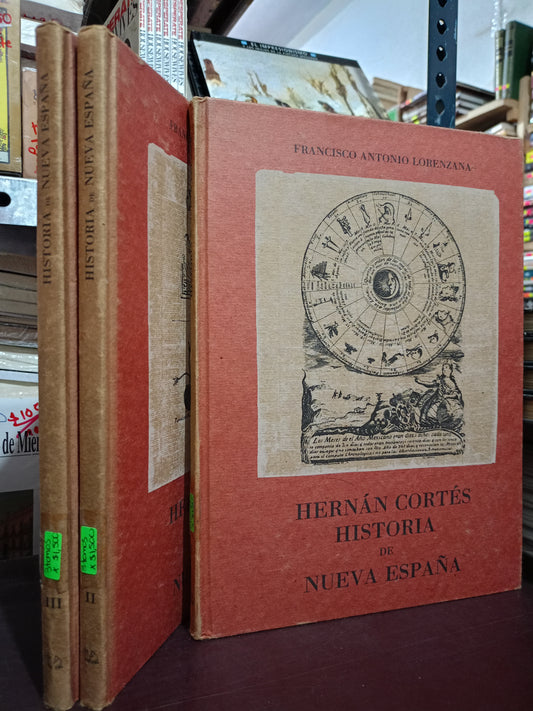 HERNAN CORTES HISTORIA DE NUEVA ESPAÑA POR FRANCISCO ANTONIO LORENZANA USADO HISTORIA LITERARIO 305
