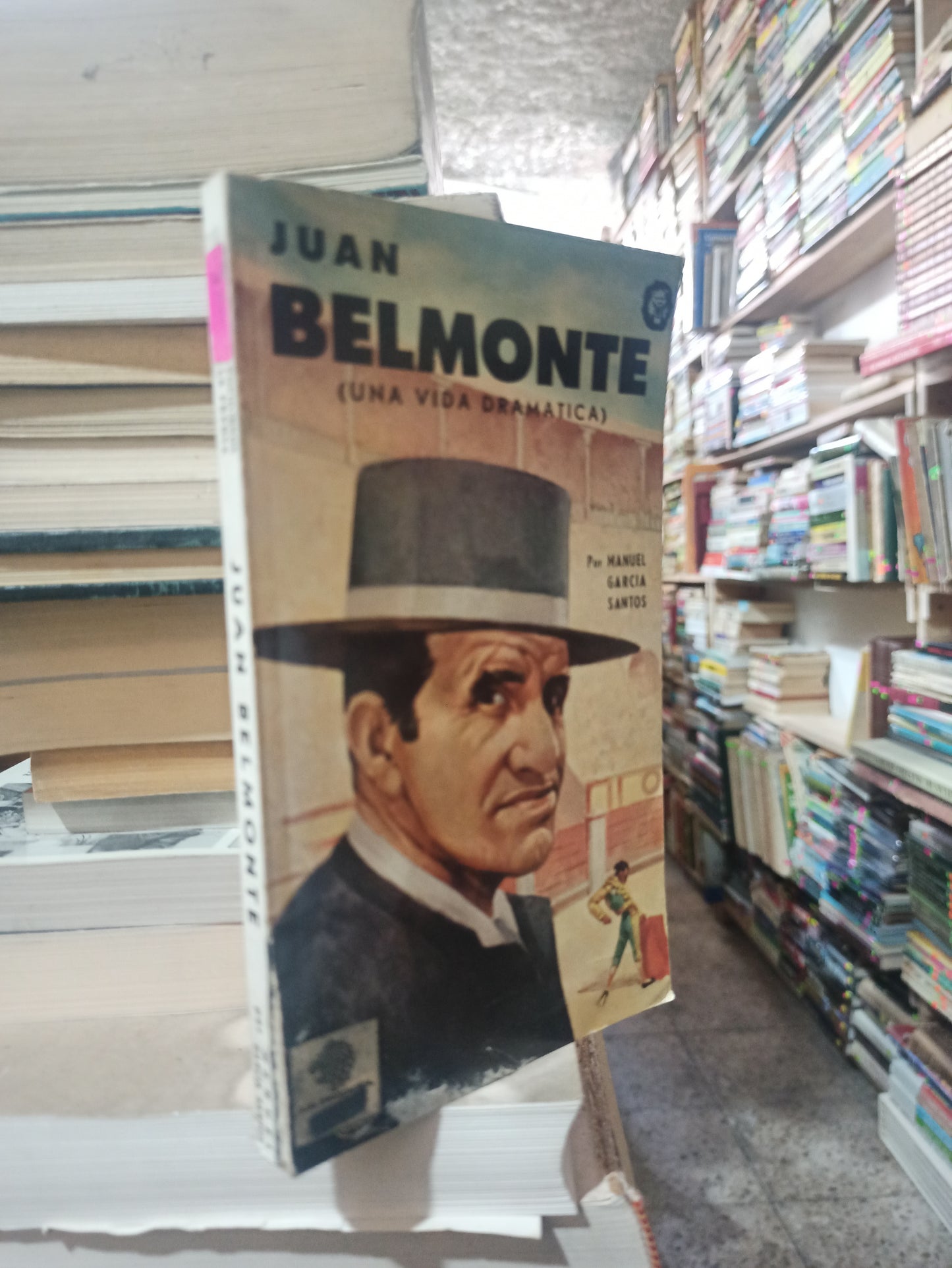 JUAN BELMONTE POR MANUEL GARCIA SANTOS USADO NOVELAS ALDAMA