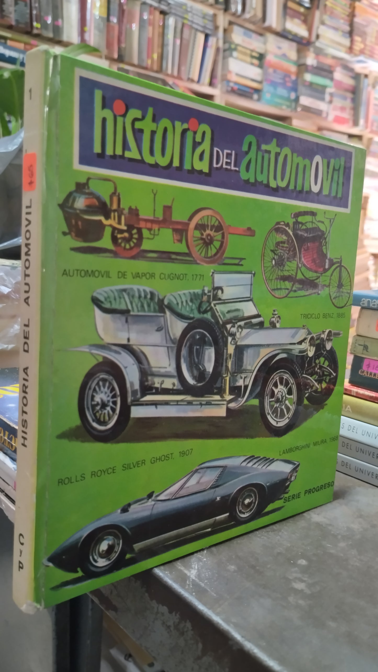 HISTORIA DEL AUTOMOVIL POR EDITORIAL CULTURA Y PROGRESO LIBRO USADO CIENCIA ALDAMA