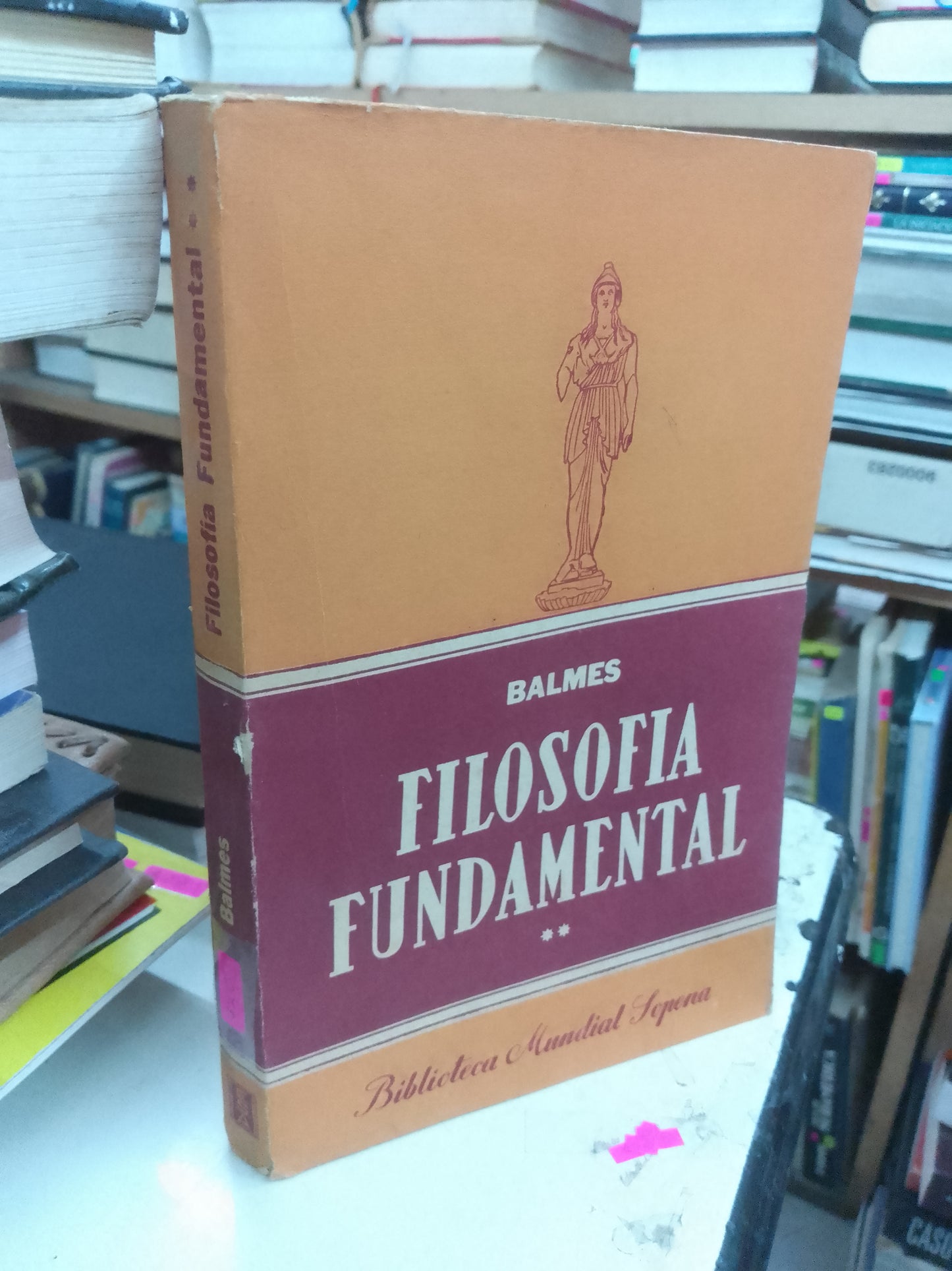 FILOSOFÍA FUNDAMENTAL POR BALMES USADO SOCIOLOGÍA LITERARIO 207