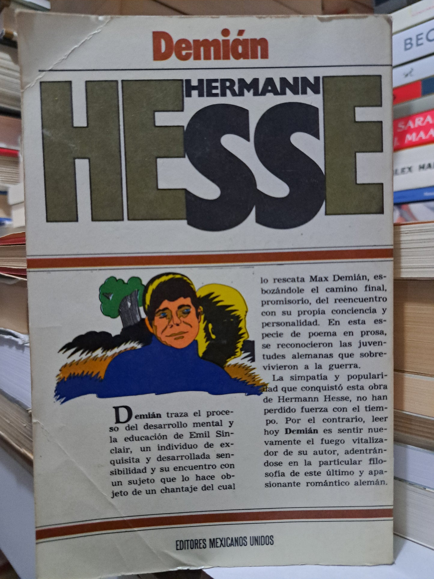 DEMIÁN HERMANN HESSE USADO NOVELA JUÁREZ