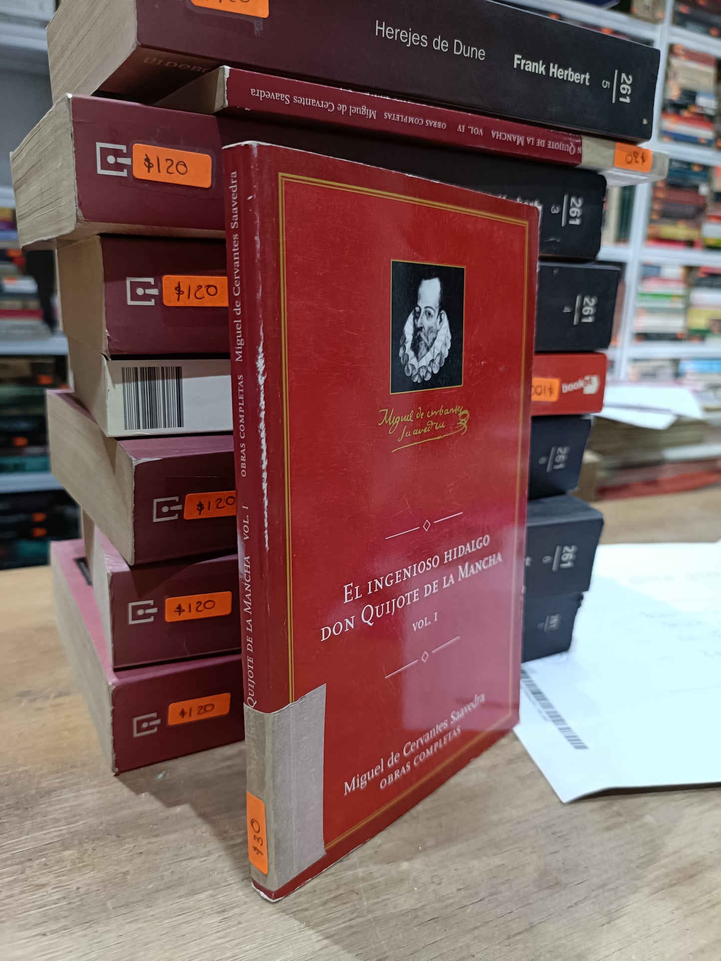 EL INGENIOSO HIDALGO DON QUIJOTE DE LA MANCHA I POR MIGUEL DE CERVANTES SAAVEDRA USADOS NOVELAS JUAREZ 515