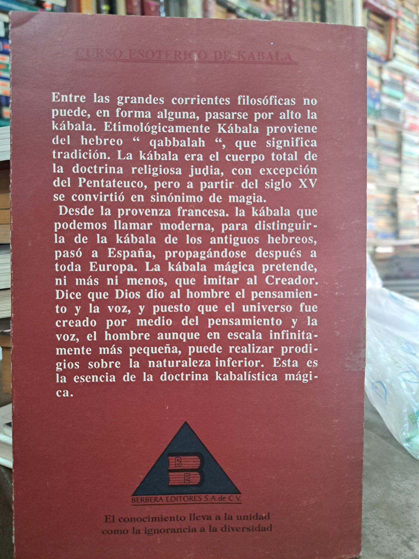 CURSO ESOTÉRICO DE KABALA SAMAEL AUN WEOR USADO ESOTERISMO ALDAMA