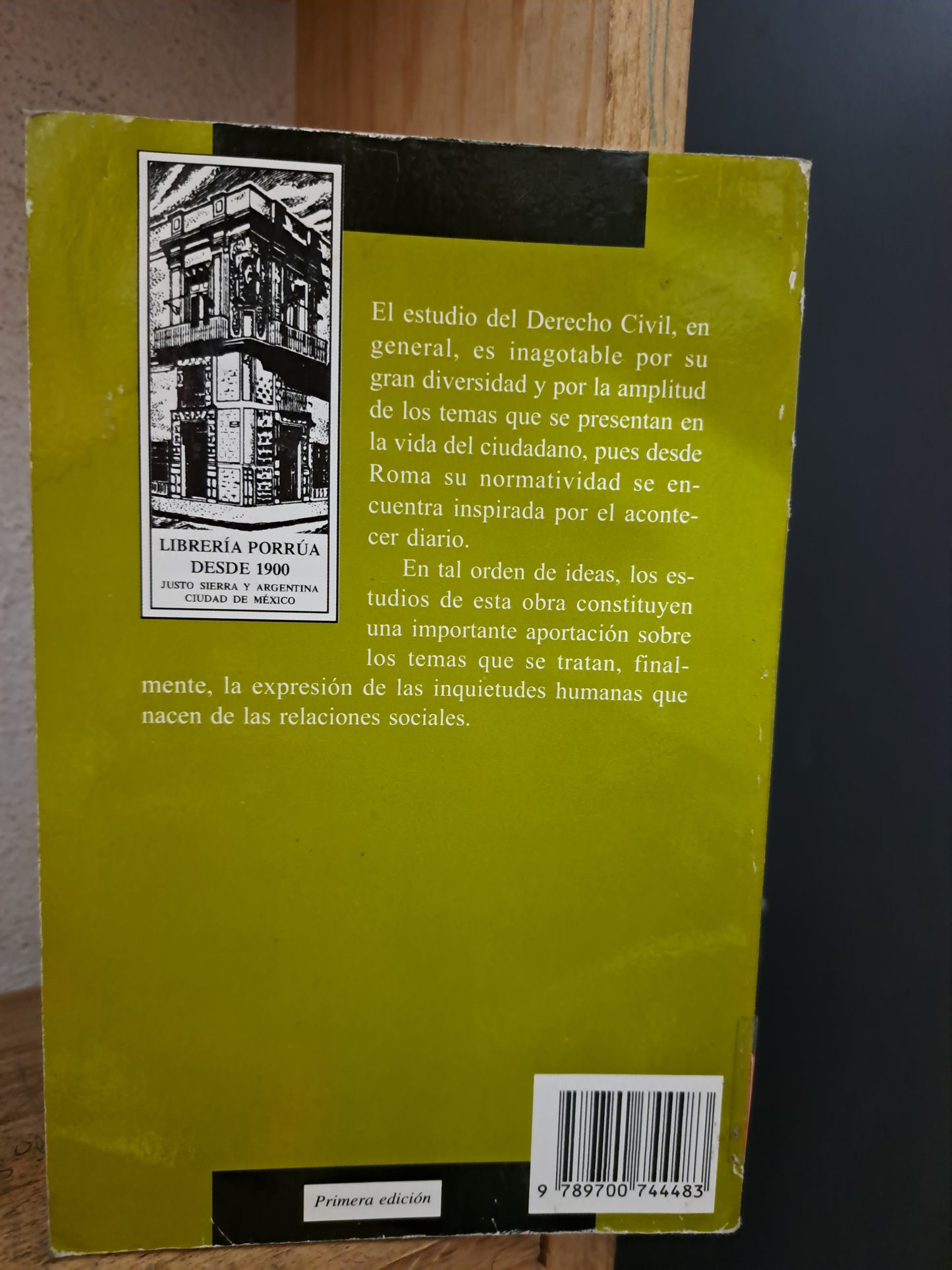 NUEVOS ESTUDIOS DE DERECHO CIVIL IGNACIO GALINDO GARFIAS USADO DERECHO LITERARIO 305
