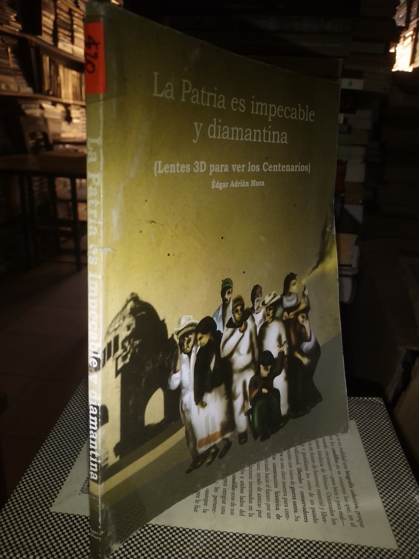 LA PATRIA ES IMPECABLE Y DIAMANTINA POR EDGAR ADRIAN MORA USADO HISTORIA LITERARIO 207