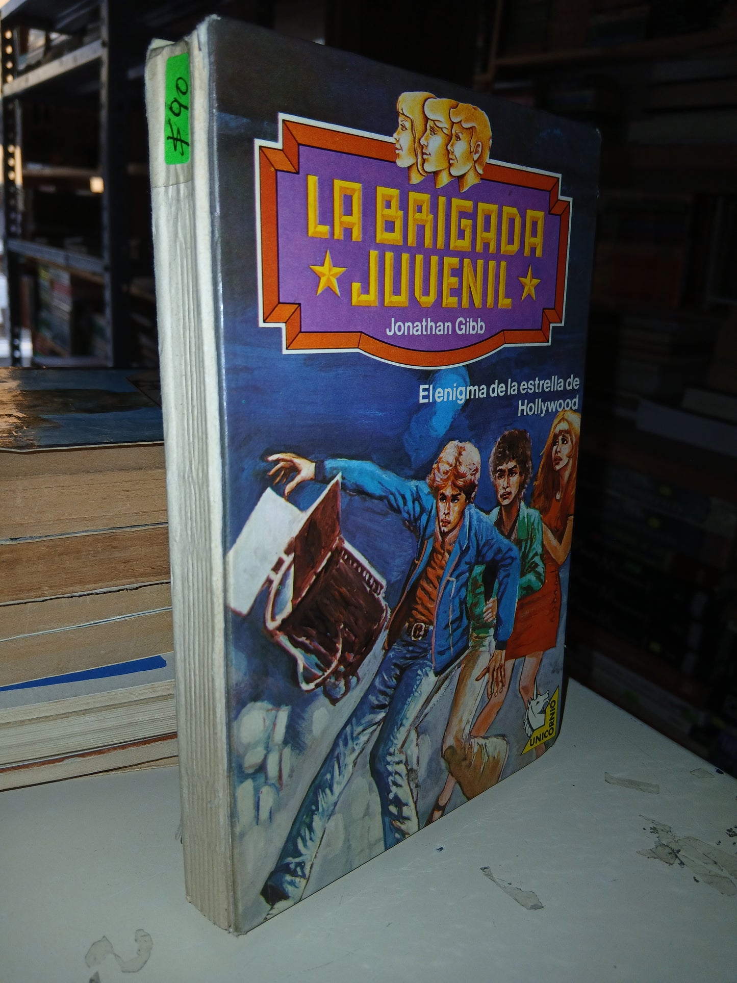LA BRIGADA JUVENIL: EL ENIGMA DE LA ESTRELLA DE HOLLYWOOD POR JONATHAN GIBB USADO NOVELA LITERARIO 207