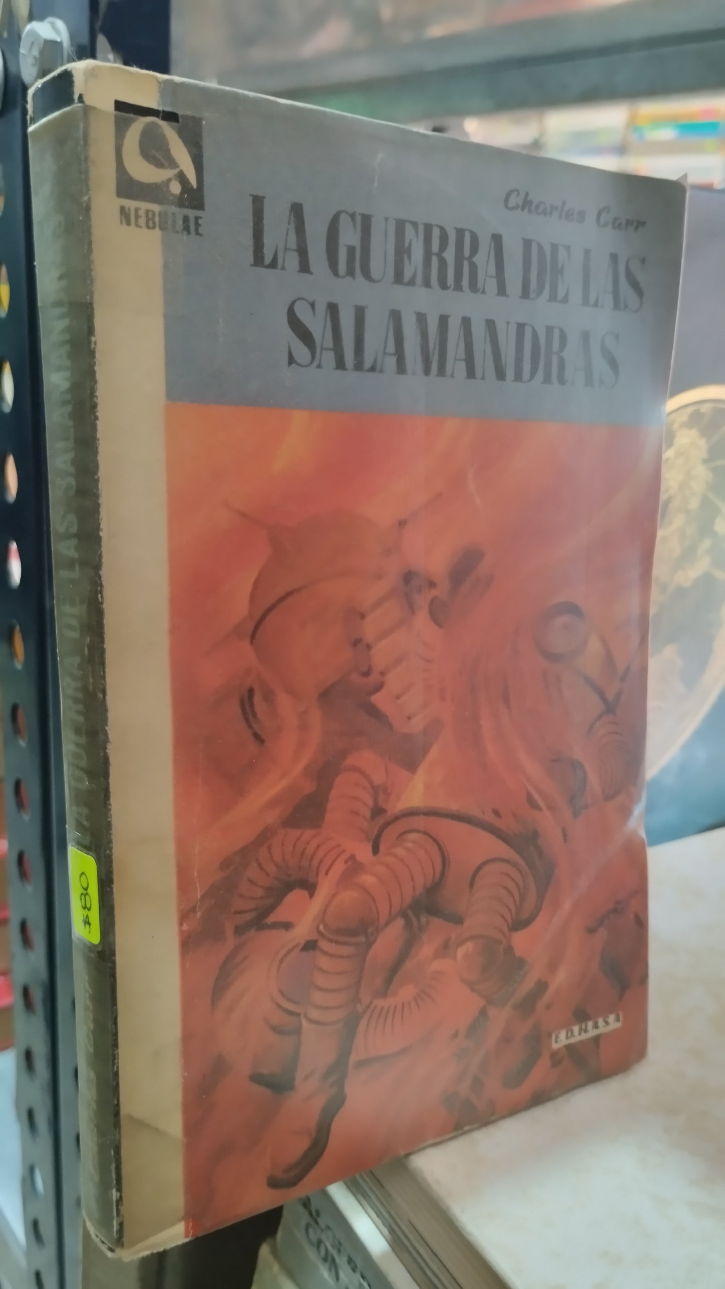 LA GUERRA DE LAS SALAMANDRAS POR CHARLES CARR LIBRO USADO NOVELAS ALDAMA