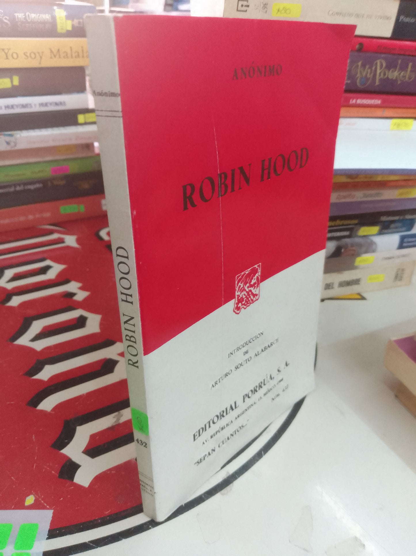 ROBIN HOOD ANONIMO USADO NOVELA LITERARIO 207