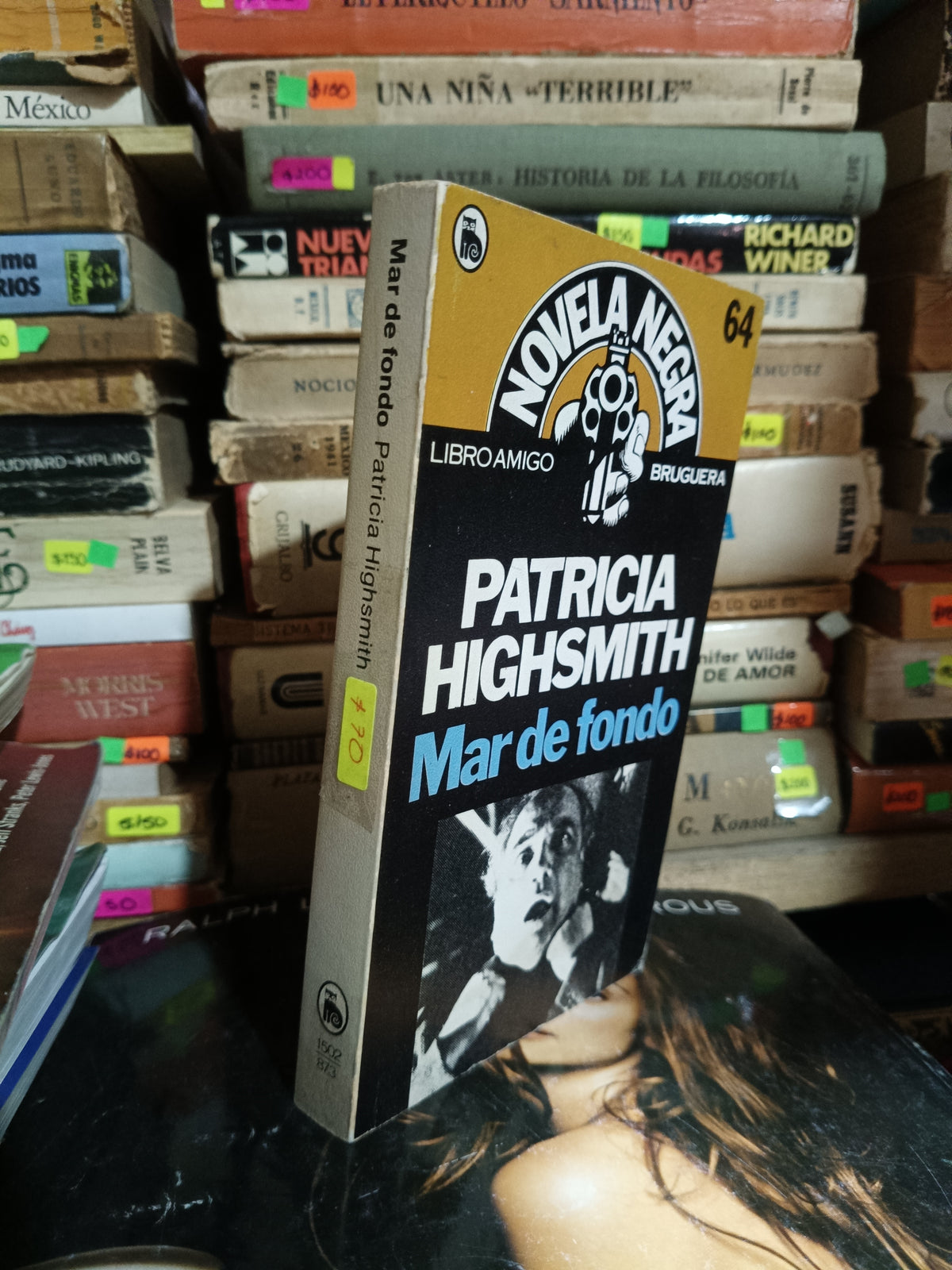 MAR DE FONDO POR PATRICIA HIGHSMITH USADO NOVELA ALDAMA