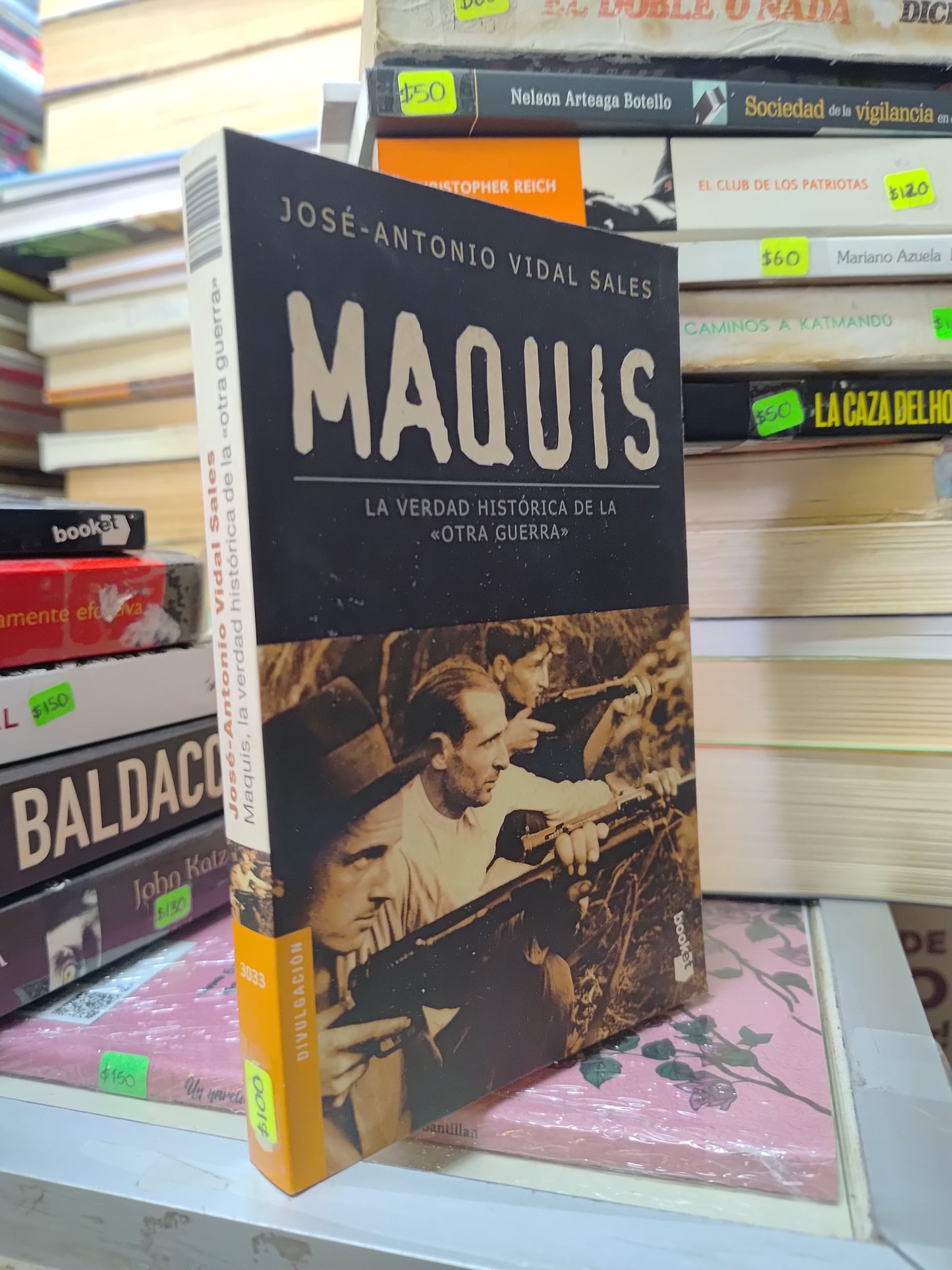 MAQUIS POR JOSE ANTONIO VIDAL SALES USADO NOVELAS JUAREZ 507