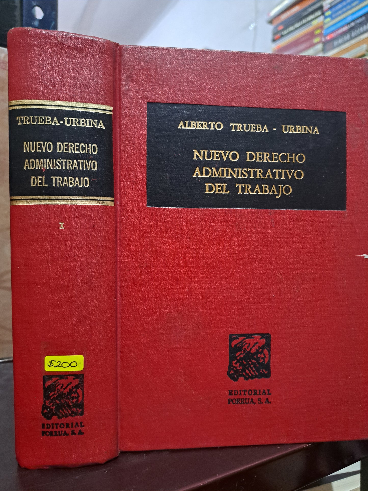 NUEVO DERECHO ADMINISTRATIVO DEL TRABAJO ALBERTO TRUEBA URBINA USADO DERECHO LITERARIO 305