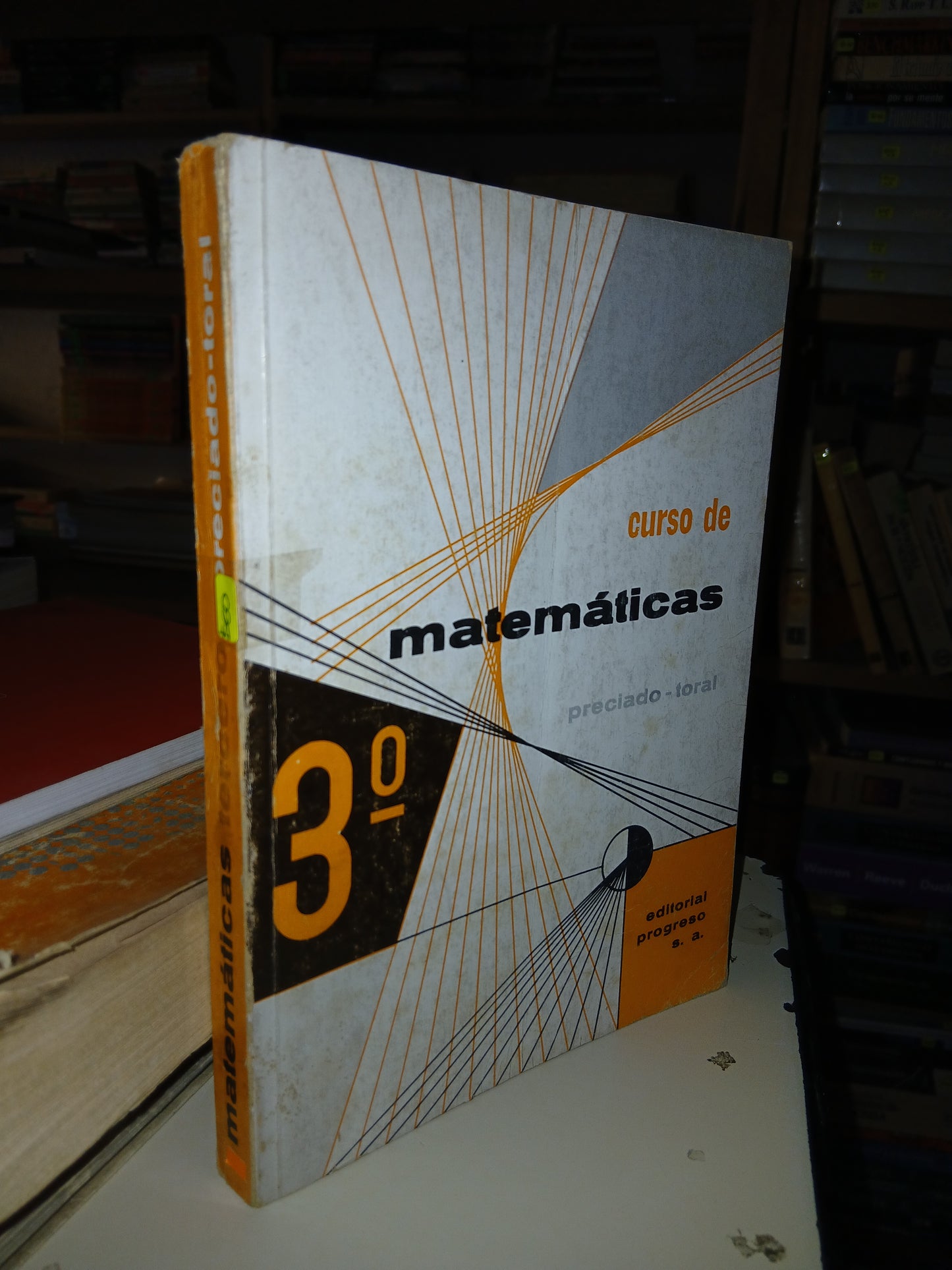 MATEMATICAS CURSO TERCERO POR MIGUEL PRECIADO CISNEROS Y CARLOS TORAL GUTIÉRREZ USADO MATEMÁTICAS LITERARIO EDITORIAL 207