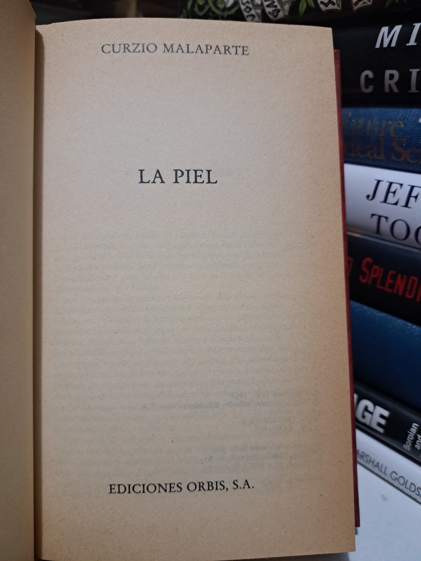 LA PIEL CURZIO MALAPARTE USADO NOVELA JUÁREZ
