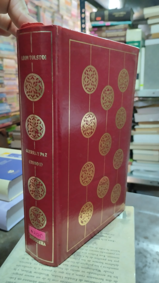GUERRA Y PAZ POR LEON TOLSTOI LIBRO USADO NOVELAS ALDAMA