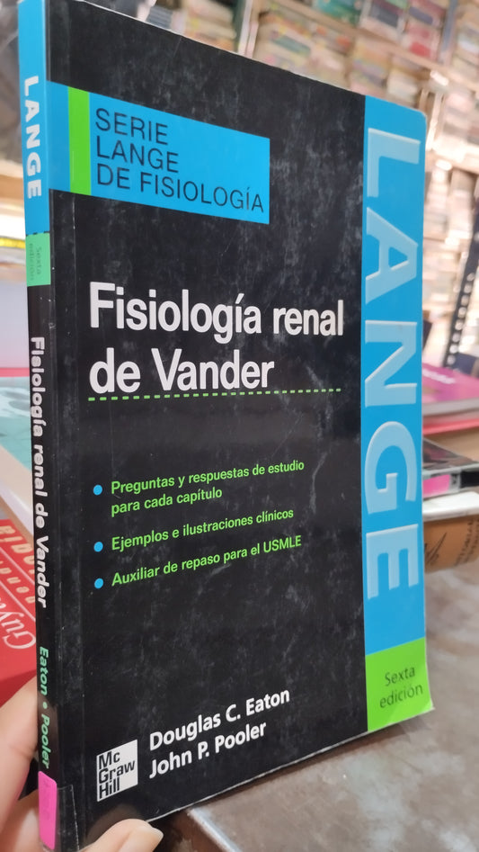 FISIOLOGIA RENAL DE VANDER POR DOUGLAS C EATON LIBRO USADO SALUD ALDAMA