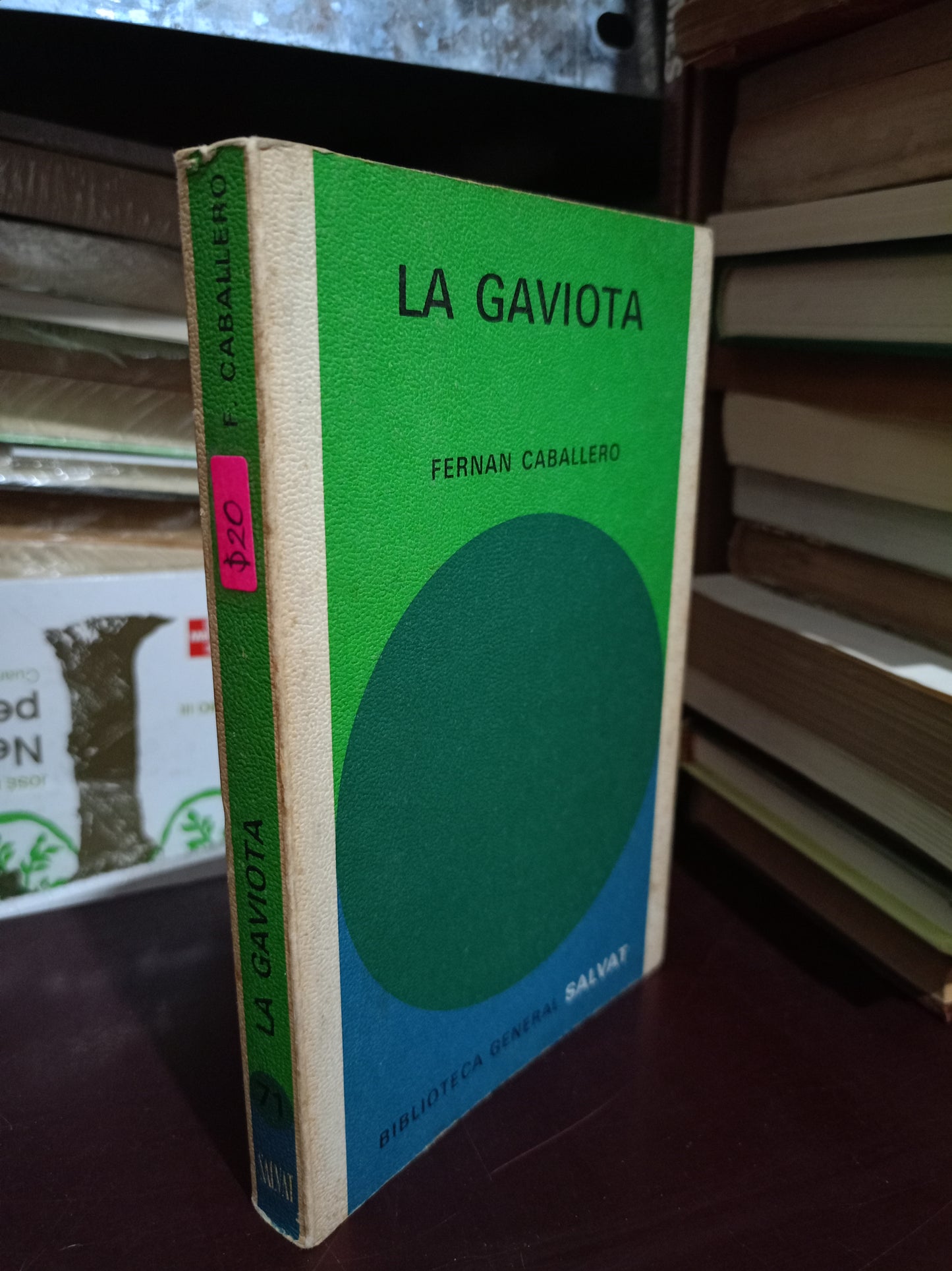 LA GAVIOTA POR FERNAN CABALLERO USADO NOVELA LITERARIO 305