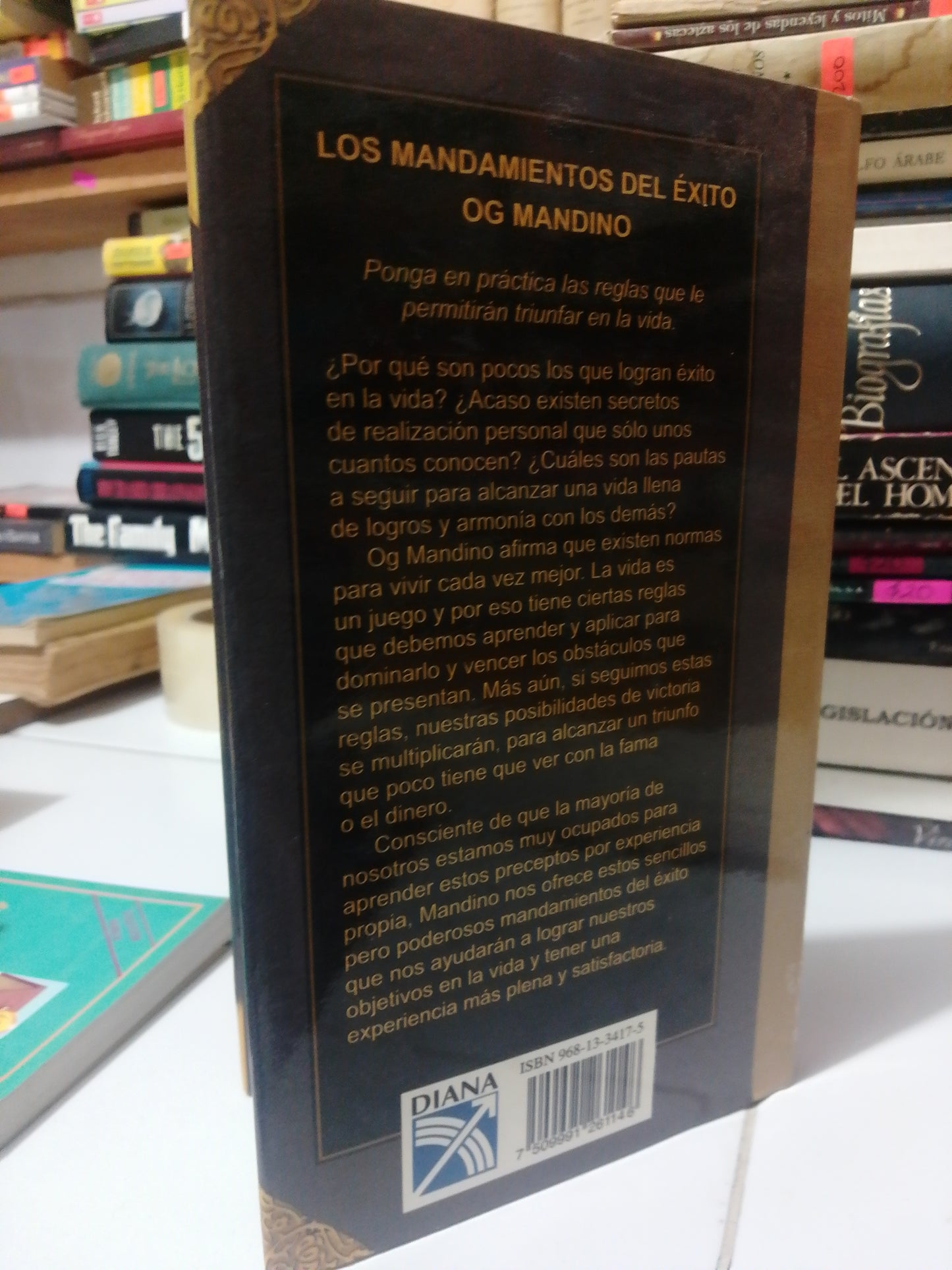 LOS MANDAMIENTOS DEL EXITO POR OG MANDINO USADO SUPERACIÓN.PERSONAL JUAREZ