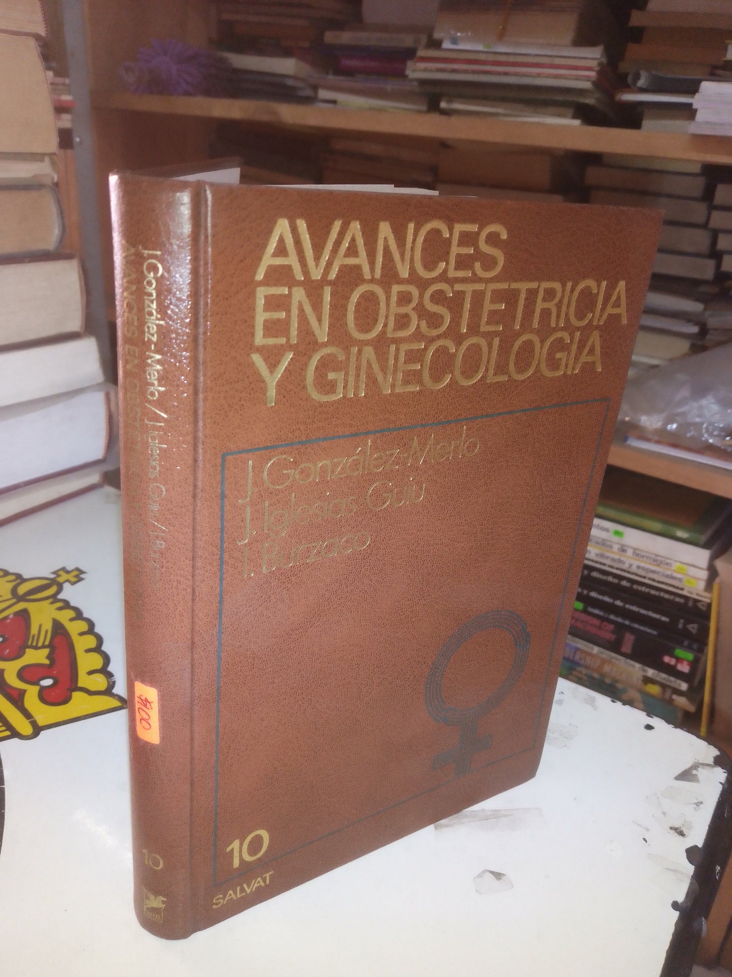 AVANCES EN OBSTETRICIA Y GINECOLOGÍA TOMO 10 POR GONZÁLEZ MERLO, IGLESIAS GUIU Y BURZACO USADO MEDICINA LITERARIO 207