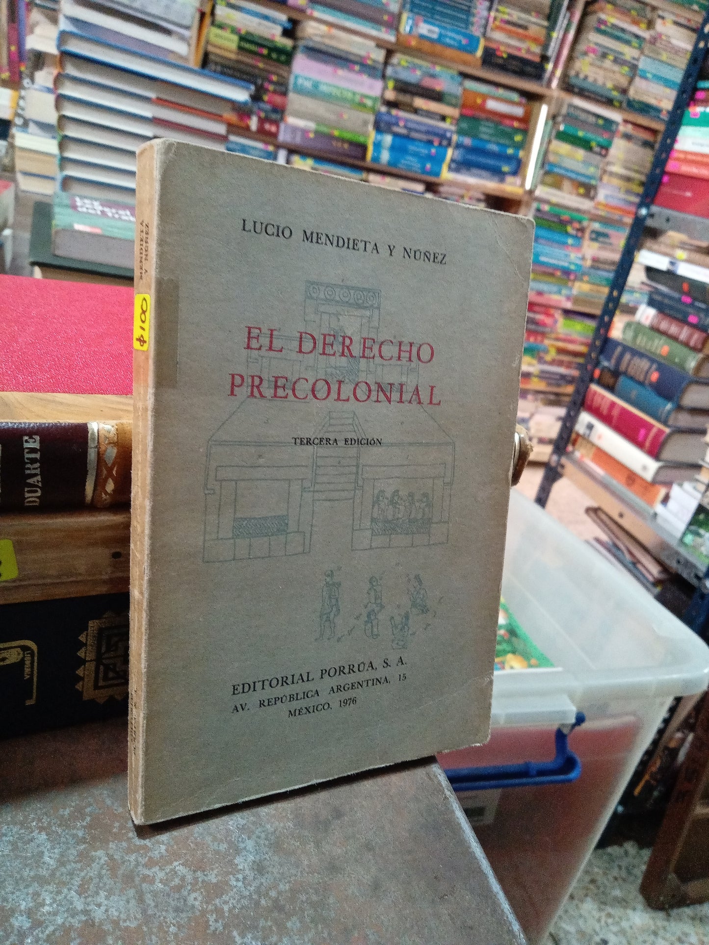 EL DERECHO PRECOLONIAL POR LUCIO MENDIETA Y NUÑES USADO DERECHO ALDAMA