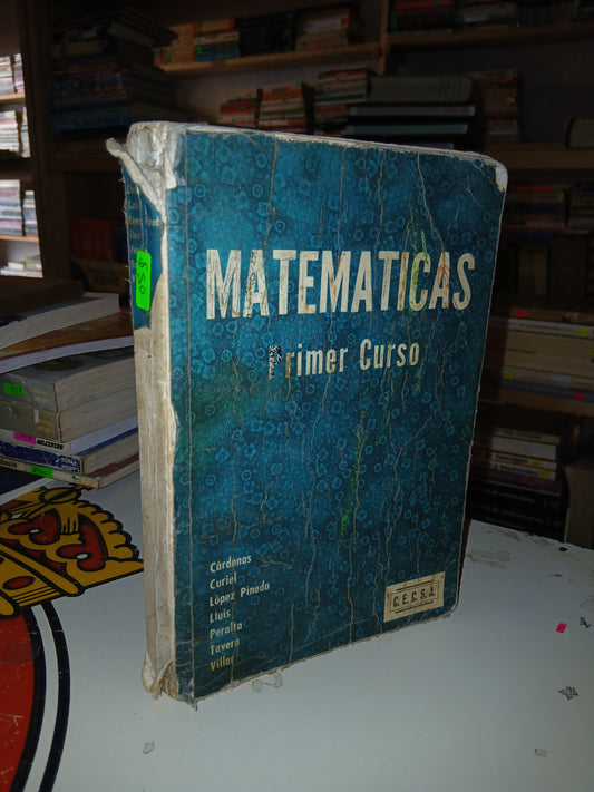 MATEMÁTICAS PRIMER CURSO (VARIOS AUTORES) USADO LITERARIO 207