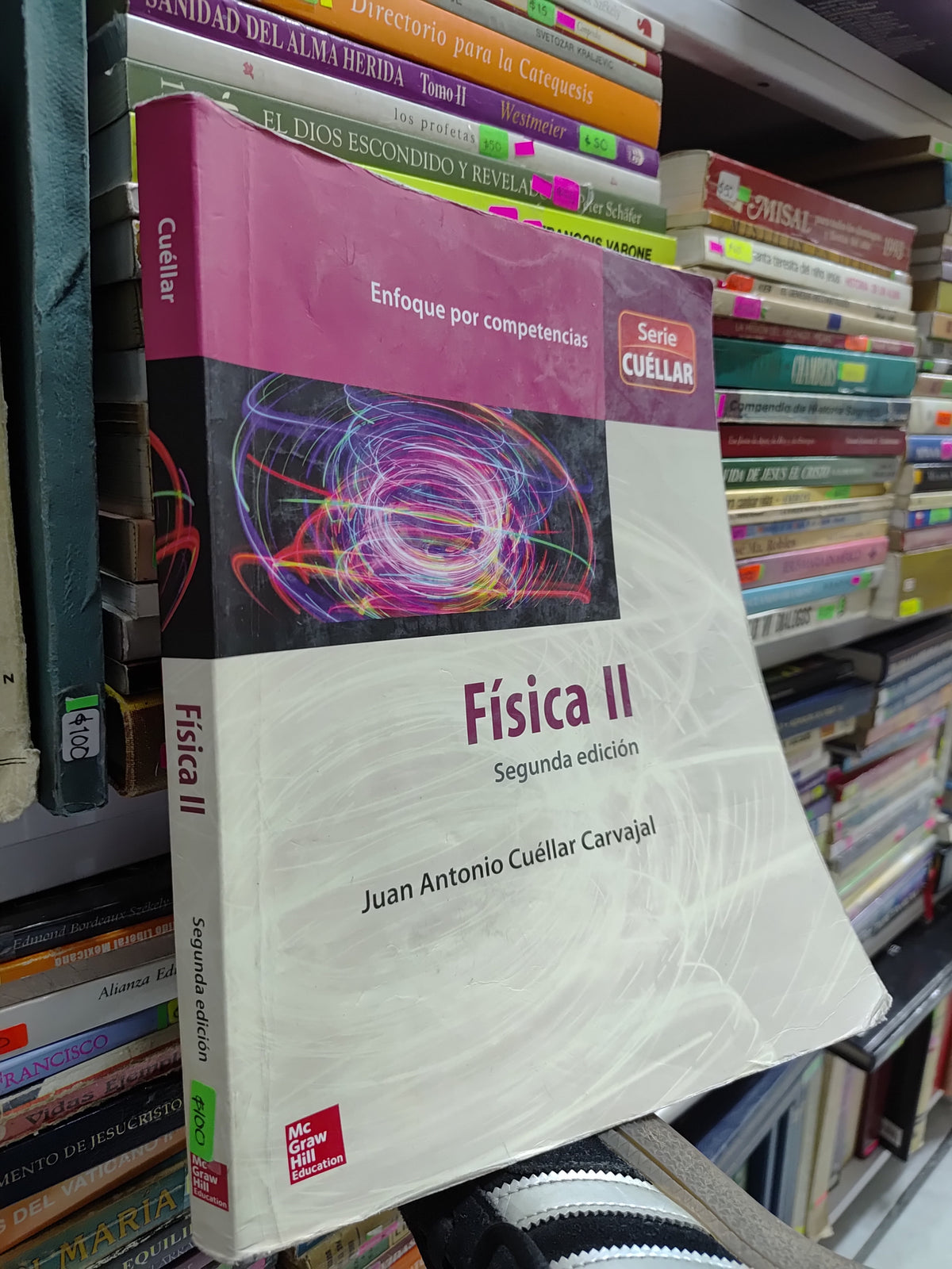FISICA 2 POR JUAN ANTONIO CUELLAR CARVAJAL USADO MATEMÁTICAS JUAREZ 507