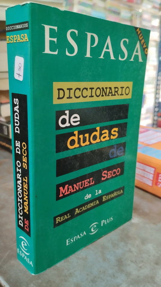 DICCIONARIO DE DUDAS DE MANUEL SECO LIBRO USADO EDUCACION ALDAMA