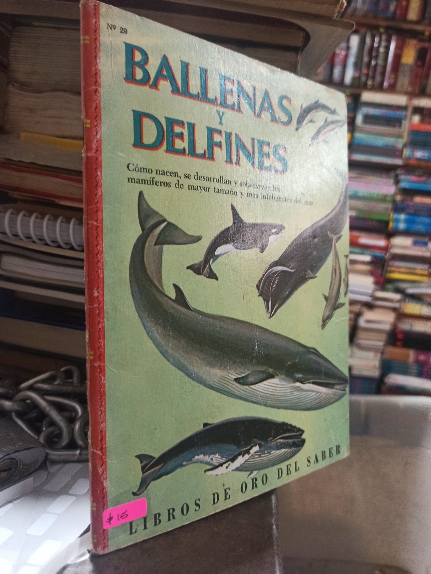 BALLENAS Y DELFINES POR G. COLLINS WHEAT USADO BIOLOGIA ALDAMA