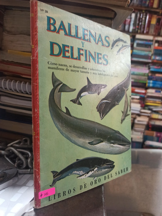 BALLENAS Y DELFINES POR G. COLLINS WHEAT USADO BIOLOGIA ALDAMA
