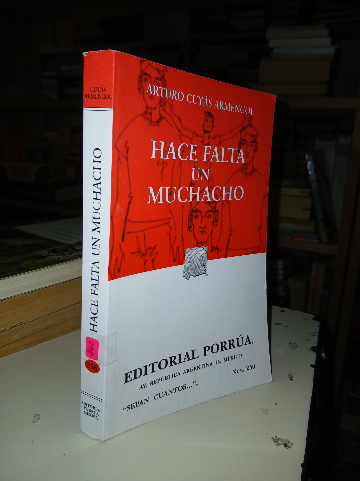 HACE FALTA UN MUCHACHO POR ARTURO CUYÁS ARMENGOI USADO NOVELA LITERARIO 207