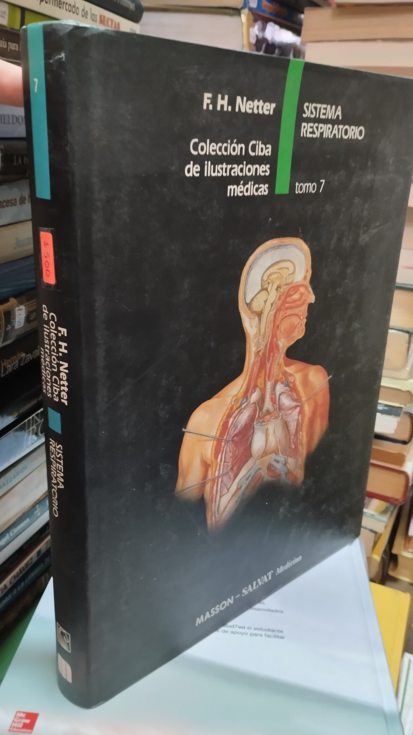 SISTEMA RESPIRATORIO POR F H NETTER LIBRO USADO SALUD ALDAMA