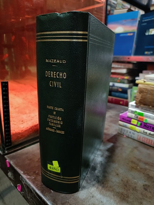 DERECHO CIVIL IV  POR MQZEAUD USADOS DERECHO ALDAMA