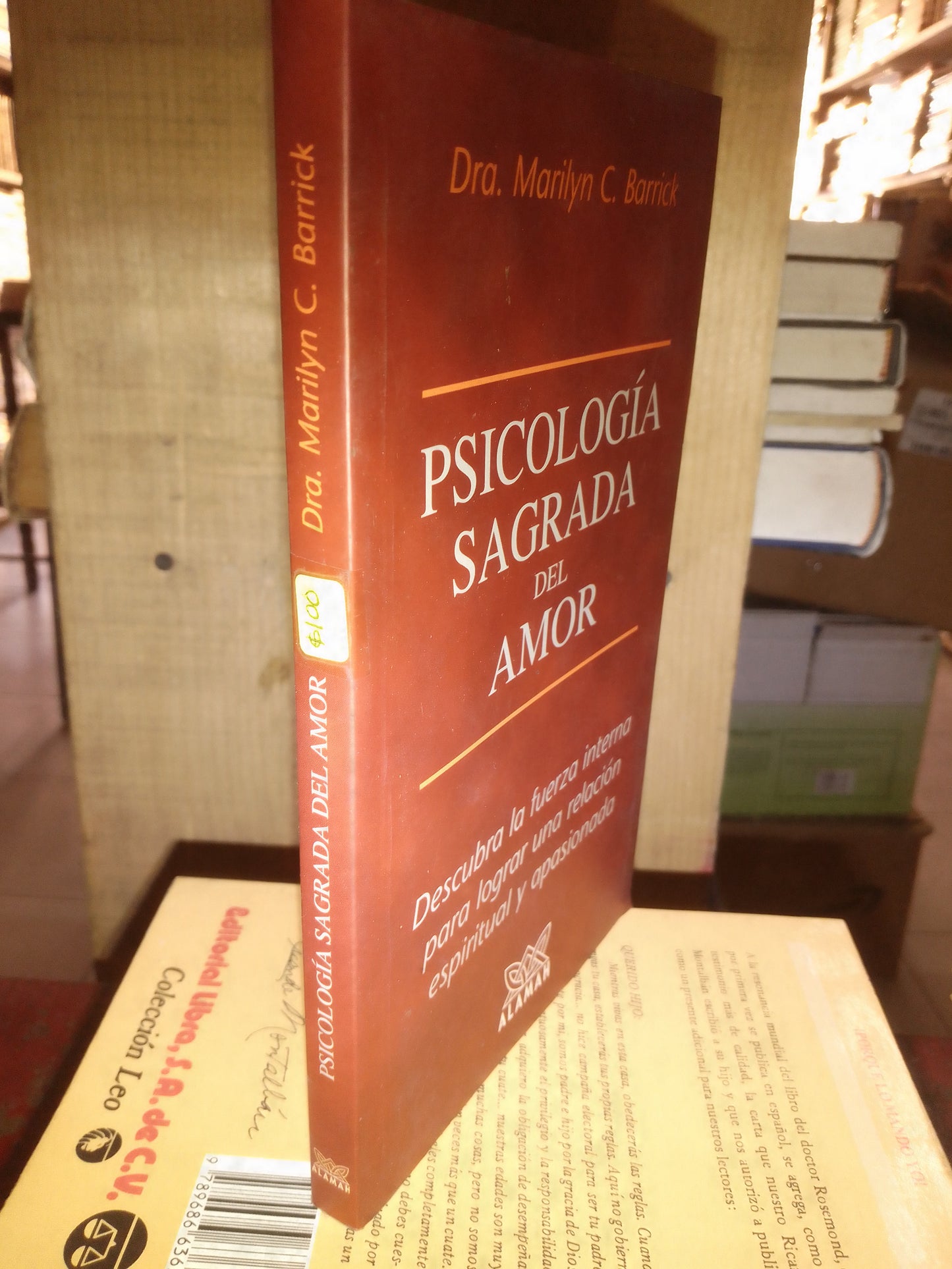 PSICOLOGIA SAGRADA DEL AMOR POR DRA MARILYN C BARRICK USADO SUPERACIÓN PERSONAL LITERARIO 207