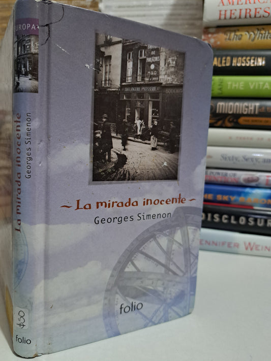 LA MIRADA INOCENTE GEORGE SIMENON USADO NOVELA JUÁREZ